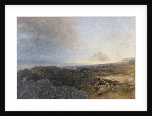 Bamburgh Castle, Northumberland, 1877 by Alfred William Hunt