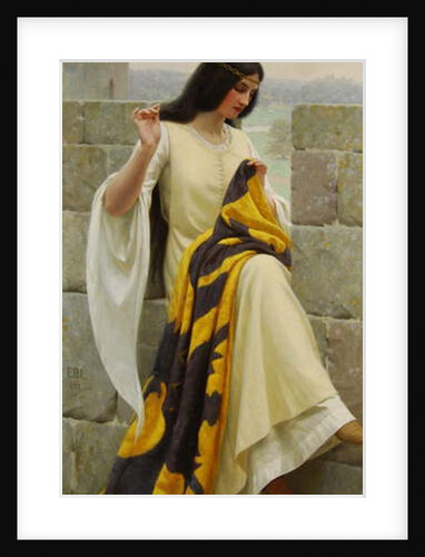 Stitching the Standard, 1911 by Edmund Blair Leighton