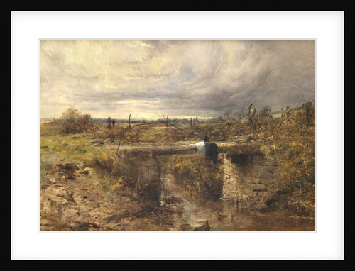 The Footbridge, 1851 by Robert Tonge