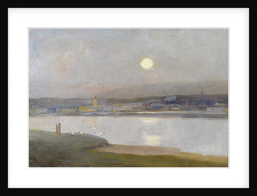 Moonrise Over Hayle by Alfred East