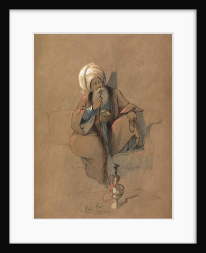 A Huqqa Smoker by Amadeo Preziosi