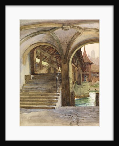 Bridge at Lucerne by Frank Dicksee