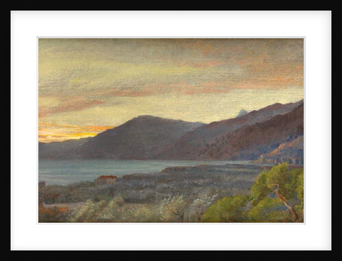 View from Bordighera, 1882 by George 9th Earl of Carlisle Howard