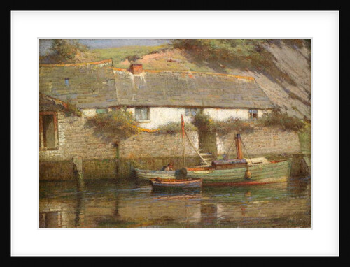 A Riverside Cottage by James Valentine Jelley