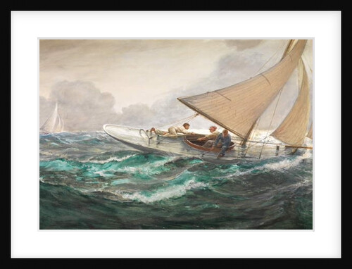 A Haul on the Mainsheet, 1910 by Charles Napier Hemy