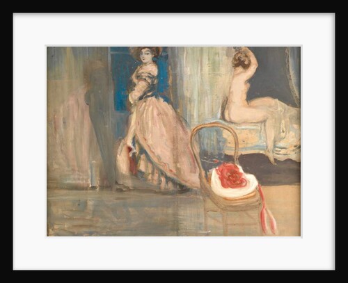 The Red and White Hat by Charles Edward Conder