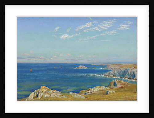 Newquay Headland, Cornwall by Arthur Hughes