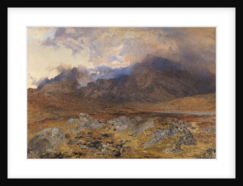 Snowdon after an April Hailstorm by Alfred William Hunt