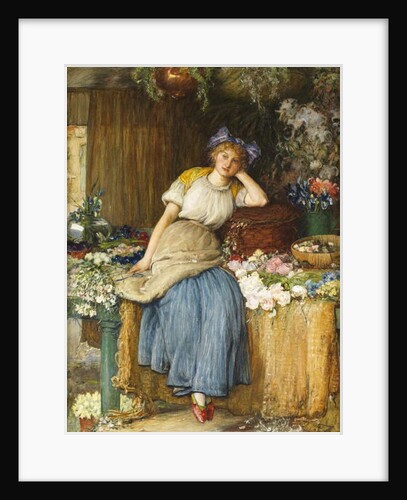 The Alsatian Flower Girl, 1900 by Robert Walker Macbeth