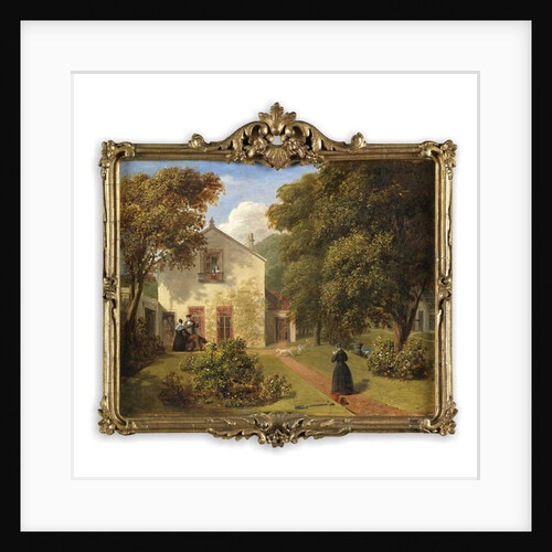 A Sunlit Garden by George Lance