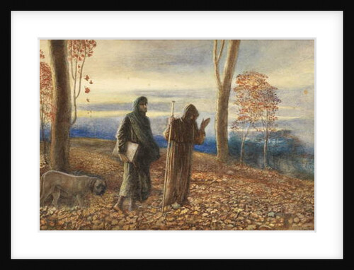 Dante and Virgil in Vallombrosa, 1866 by James Smetham