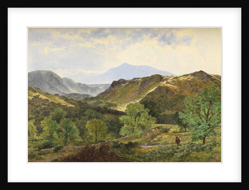 Moel Siabod - in the Valley of the Lledr, 1871 by Benjamin Williams Leader
