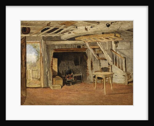 Study of a Cottage Interior, c.1869 by Benjamin Williams Leader
