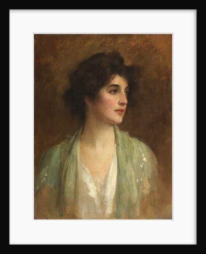 The Green Shawl by Samuel Luke Fildes