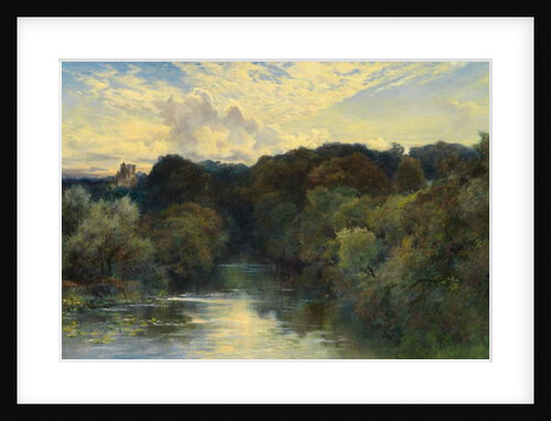 On the Greta, Yorkshire, 1890 by Keeley Halswelle