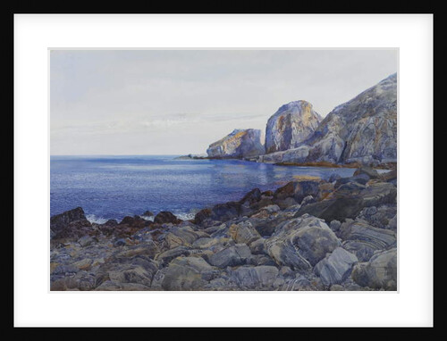 Early Evening on the Coast of the Sark by Francis Emeric de St. Dalmas