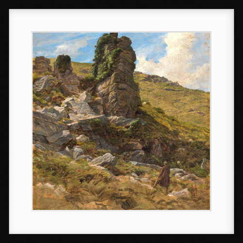 A Rocky Outcrop by Arthur Hughes