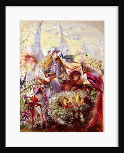 Fairies with Birds by John Anster Fitzgerald