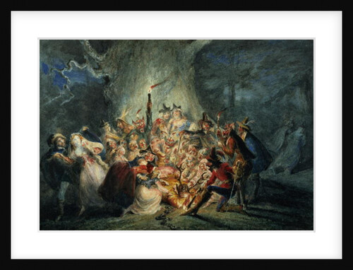 The Merry Wives of Windsor, Act V Scene 5 by George Cruikshank