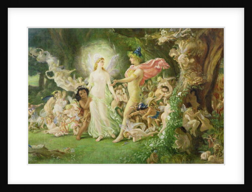Study for The Quarrel of Oberon and Titania, c.1849 by Joseph Noel Paton