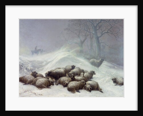 Under the Shelter of the Shapeless Drift, January 18th 1881 by Thomas Sidney Cooper