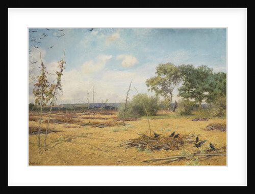 When Hops are Housed and Gardens Bare, 1888 by Maud Naftel