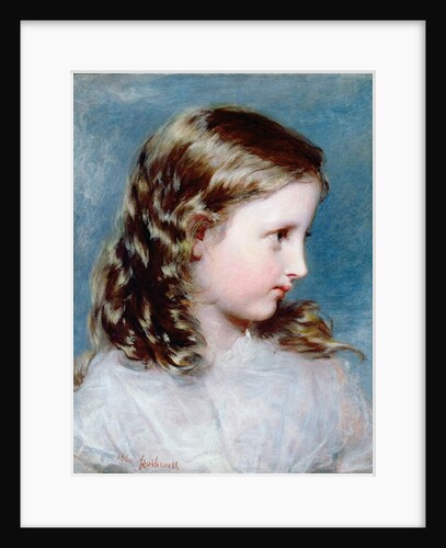 Head of a Girl, 1860 by Richard Rothwell