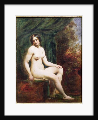 Seated Female Nude by William Etty