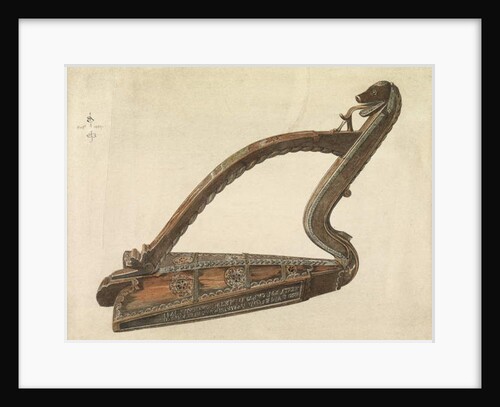 Irish harp, 1889 by Edward Coley Burne-Jones