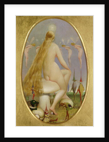 Fairy seated on a Mushroom, c.1860 by Thomas Heatherley