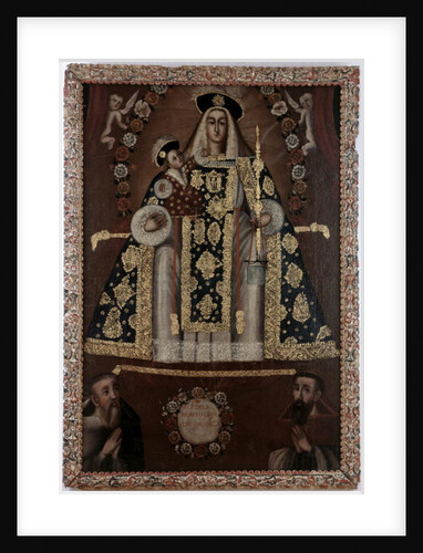 The Virgin of Mercy, La Peregrina by Bolivian School