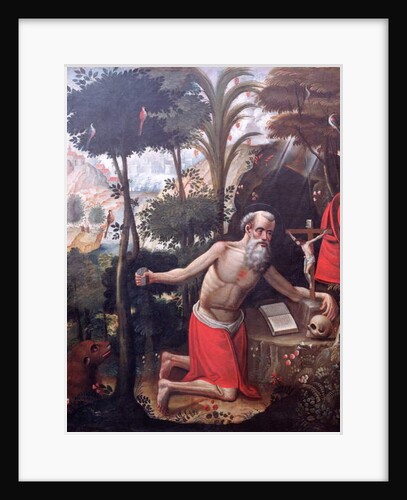 St. Jerome by Diego Quispe Tito