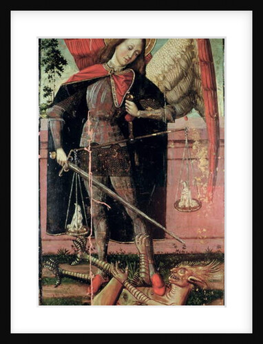 St. Michael Weighing Souls by Spanish School