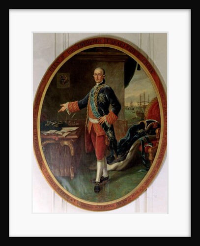 Portrait of Caballero Teodoro de Croix Viceroy of Peru and Chile by Spanish School