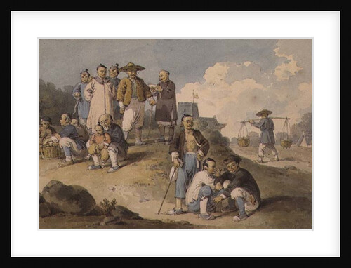 A group of Chinese watching the Earl Macartney's Embassy to China by William Alexander