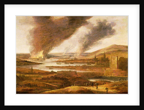 The Dutch in the Medway 1667 by Willem Schellinks