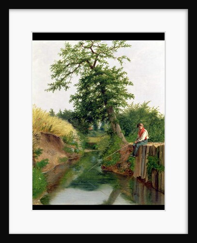 A Boy Fishing by Arthur Hughes