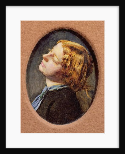 Head of Mariana, study for Mariana in the Moated Grange by John Everett Millais