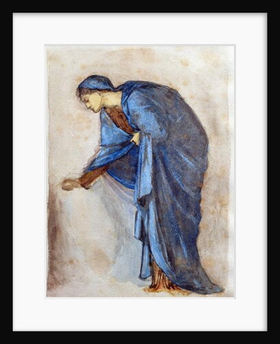 Study for a figure of the Virgin by Edward Coley Burne-Jones