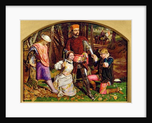 Valentine Rescuing Silvia from Proteus, 1851 by William Holman Hunt