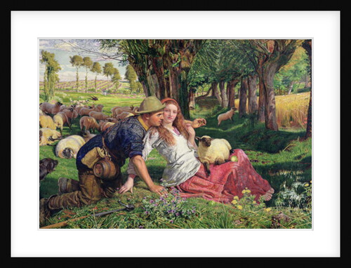 The Hireling Shepherd by William Holman Hunt