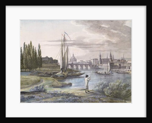 View of Dresden and the River Elbe, 1806 by C. Roes