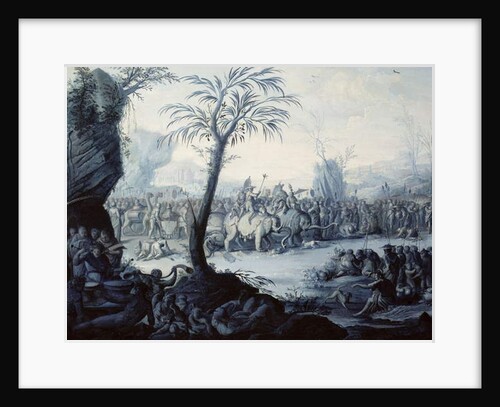 Chinoiserie Landscape with Figures and Animals by Jean Baptiste Pillement