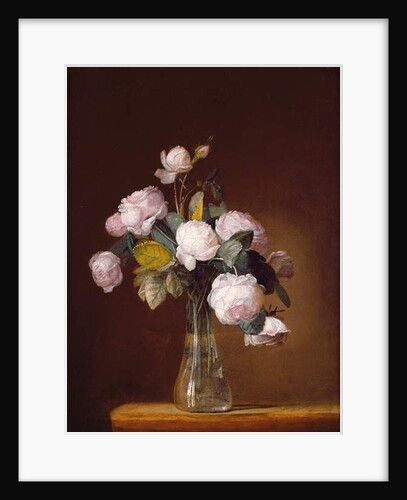 Roses on a Stone Ledge by Jean-Louis Prevost