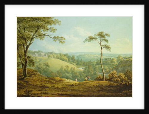 The Bishop's Palace, Auckland Castle, with the Deercote Beyond by John Warwick Smith