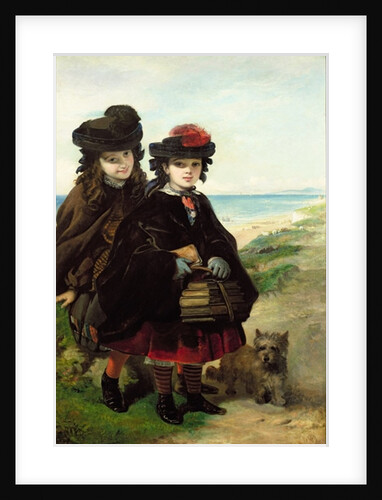 Off to School, 1860 by Thomas Musgrave Joy