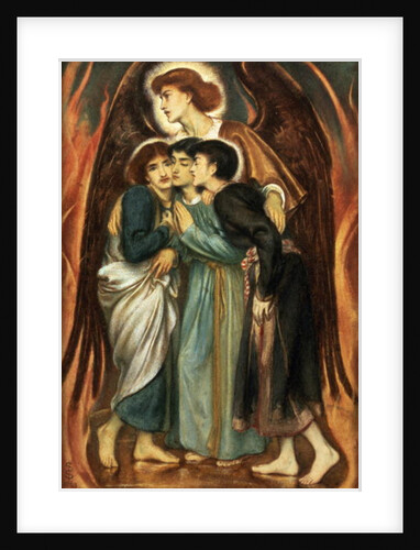 Shadrach, Meshach and Abednego in the Fiery Furnace, 1863 by Simeon Solomon