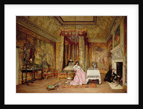 Old Letters - a scene at Knole, 1873 by Claude Andrew Calthrop