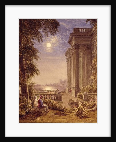 Lovers by Moonlight, 1831 by George the Younger Barret