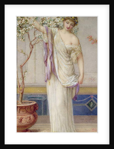 Flora, 1873 by Augustus Jules Bouvier